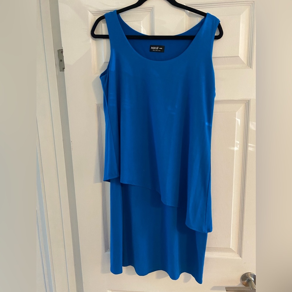 Beautiful, turquoise, Medium Miik dress in EUC. Perfect for everyday or an event